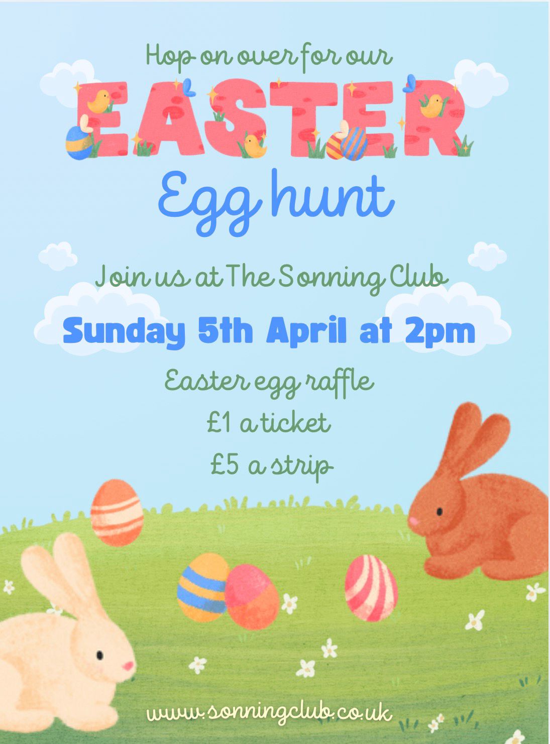 5th April – Easter Egg Hunt